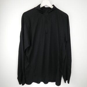 Marmot Shirt Mens XL Black Long Sleeve 1/4 Zip Pullover Mock Neck Outdoors